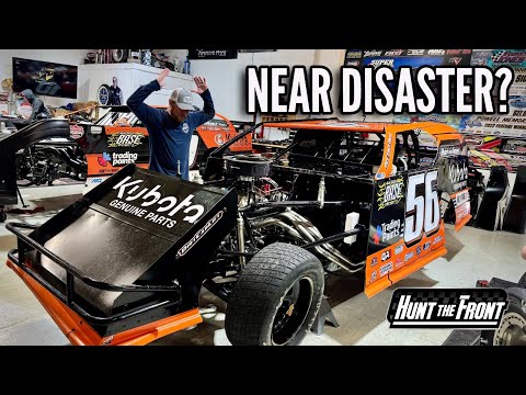 Jonathan’s New Race Car Caught on Fire and Nearly Cost Him a Win! - dirt track racing video image