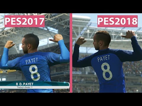 PES 2018 | Pro Evolution Soccer 2018 Beta vs. PES 2017 Graphics Comparison - UCy1-UfHBaFlQHDLNU9lYiyQ