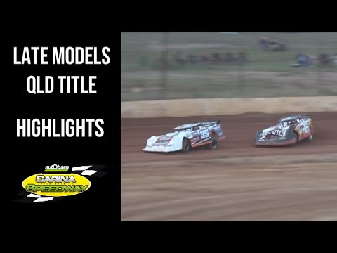 Late Models QLD Title - Event Highlights - Carina Speedway - 22/4/2023 - dirt track racing video image