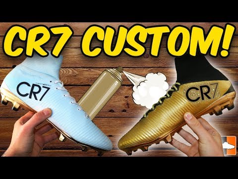 How To Make CR7 Gold Black Superfly! Cristiano Ronaldo Glitter Custom Boots - UCs7sNio5rN3RvWuvKvc4Xtg