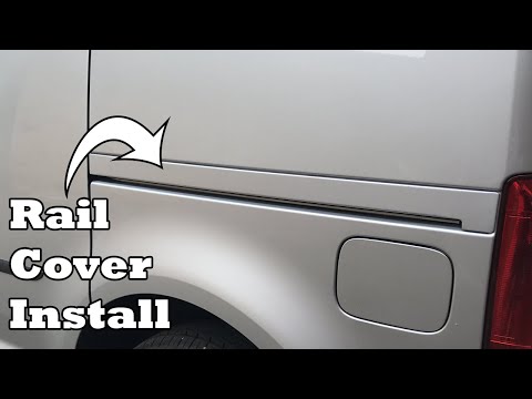 Come si sostituisce il rivestimento del binario del portellone scorrevole sul Volkswagen Caddy?