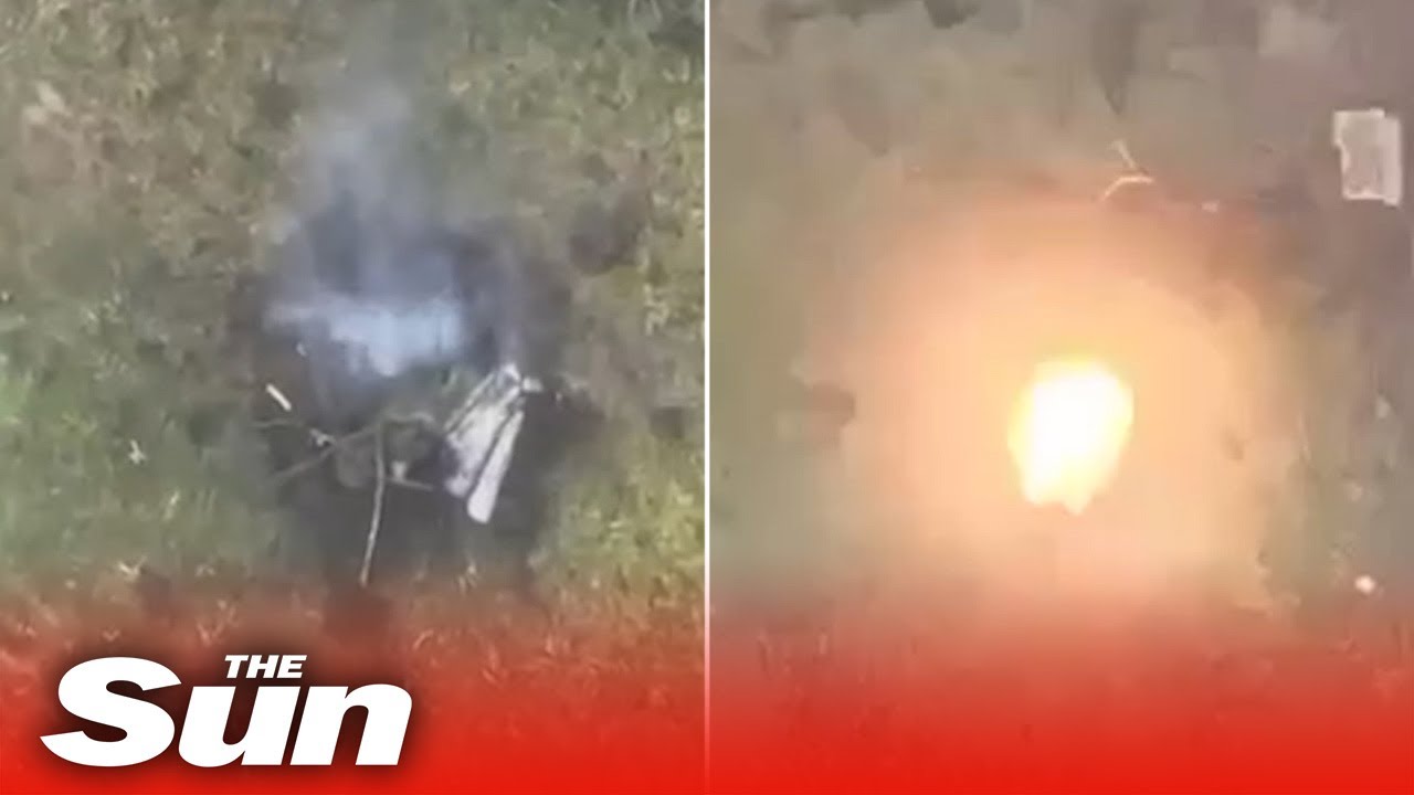 Ukrainian drones destroy Russian ammo in trenches on Zaporizhzhia frontlines