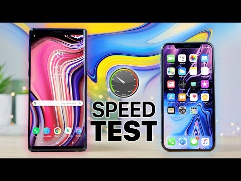 Samsung Galaxy Note 9 vs iPhone X Speed Test! - UCj34AOIMl_k1fF7hcBkD_dw