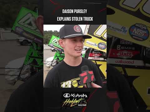 🛻 Daison Pursley walked out of his hotel Thursday to find their truck missing. #HighLimitRacing - dirt track racing video image