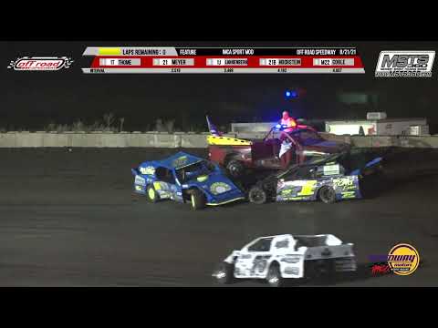 Lynn Langenberg Memorial | SportMod | Off Road Speedway | 8-21-2021 - dirt track racing video image