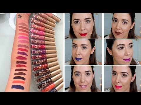 Too Faced Melted Matte Lipsticks | Swatches y Review - UCT8jayOdFB6rMXI46HrmJ9g