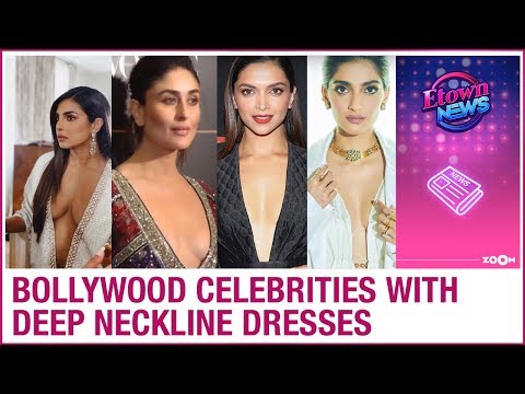 Video - Bollywood HOT - Deep Neckline Dresses Worn By Bollywood Divas before Priyanka Chopra's Grammy Outfit #India