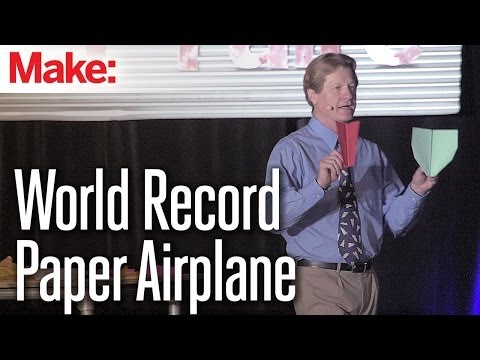 The World Record Paper Airplane - John Collins - UChtY6O8Ahw2cz05PS2GhUbg