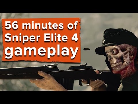 56 minutes of Sniper Elite 4 gameplay plus developer commentary - UCciKycgzURdymx-GRSY2_dA
