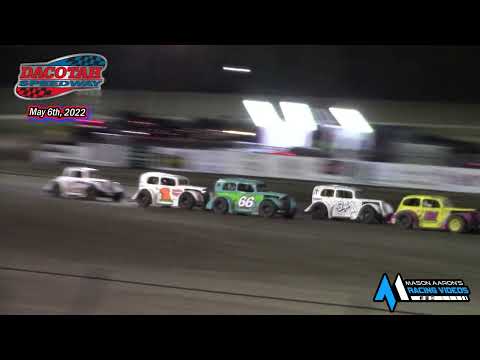 Dacotah Speedway INEX Legends A-Main (5/6/22) - dirt track racing video image