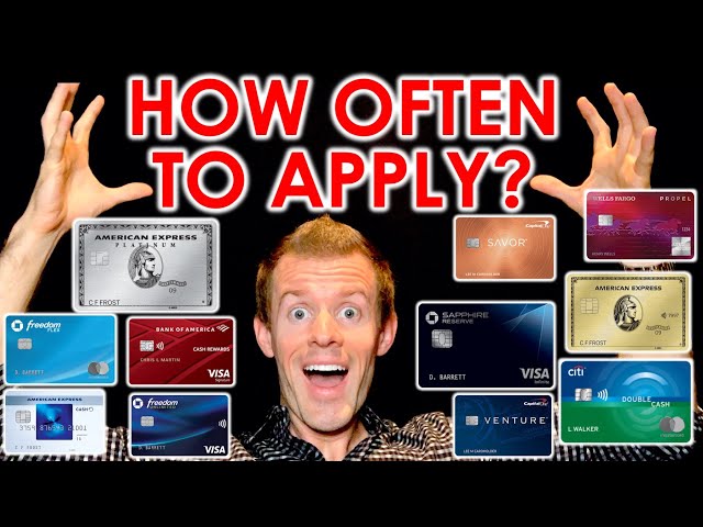 How Often Should I Apply for Credit Cards?