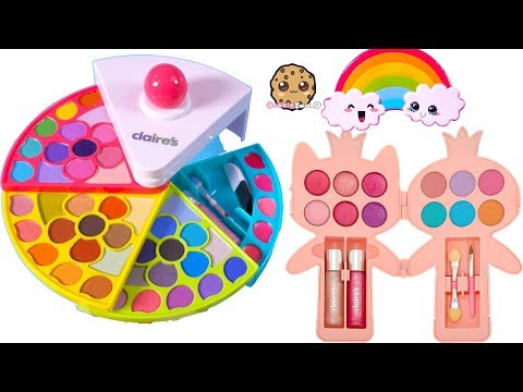 Cutest Beauty Makeup Ever ! Rainbow Claires Kids Eyeshadow Palette Lipgloss Haul - UCelMeixAOTs2OQAAi9wU8-g