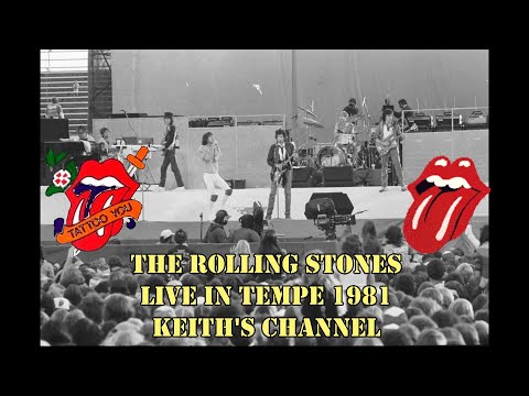 The Rolling Stones - Live in Tempe 1981, december 13th - Keith´s channel