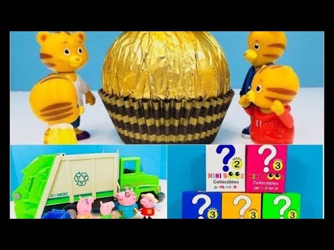 DANIEL TIGER'S NEIGHBOURHOOD, Peppa Pig and Surprise Mini Boos Toys Compilation Video!