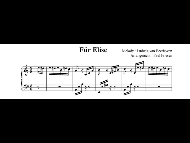 Where to Find the Best Fur Elise Jazz Version Sheet Music