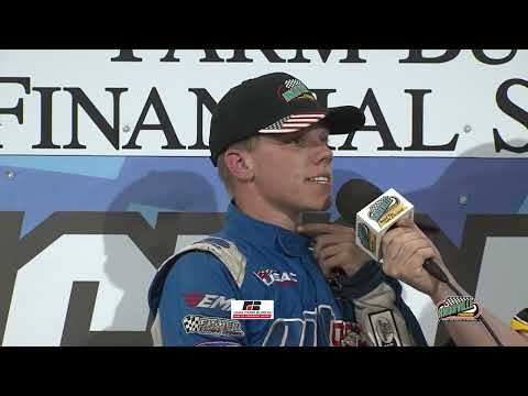 Knoxville Raceway 360 Victory Lane // Chase Randall // July 8, 2023 - dirt track racing video image