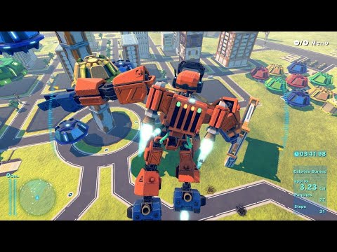 5 Minutes of Nintendo Labo Robot Kit Gameplay - Crushing Cities - IGN Plays - UCKy1dAqELo0zrOtPkf0eTMw