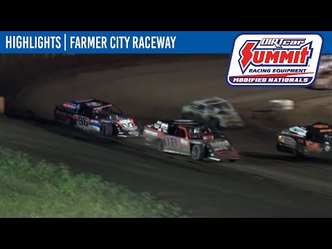 DIRTcar Summit Modified Nationals | Farmer City Raceway | June 28, 2024 | HIGHLIGHTS - dirt track racing video image