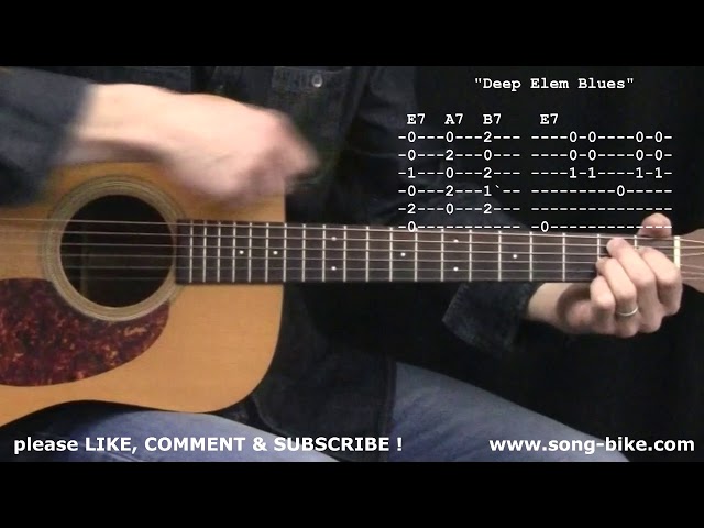 How to Play Deep Elem Blues on Guitar