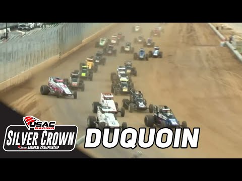 Silver Crown Highlights | 2023 USAC Ted Horn 100 at DuQuoin State Fairgrounds - dirt track racing video image