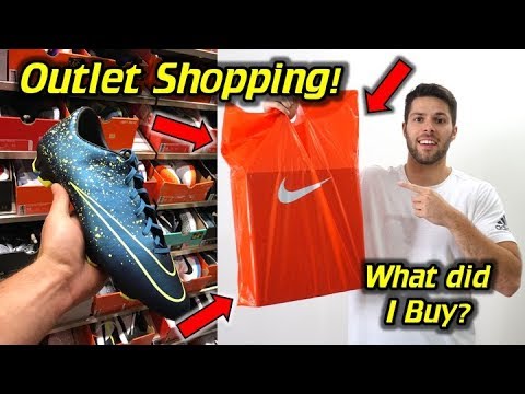 I Actually Bought Something! - Nike and Adidas Soccer Cleats Outlet Shopping - UCUU3lMXc6iDrQw4eZen8COQ