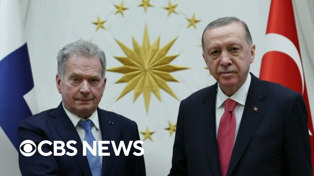 Turkey’s president backs Finland’s bid to join NATO