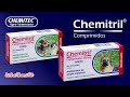 Chemitril Antibiótico 50mg 10 Comprimidos Cães Gatos Chemitec