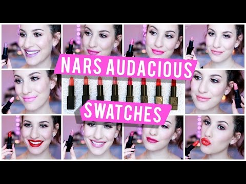 NARS AUDACIOUS LIPSTICK SWATCHES + REVIEW ♡ | JamiePaigeBeauty - UCzqyss12CyV4jZtrhpksF4Q