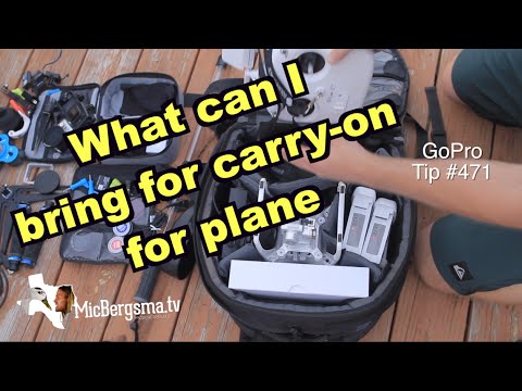 What's In MicBergsma's Carry-On For Plane  - GoPro Tip #471 - UCTs-d2DgyuJVRICivxe2Ktg