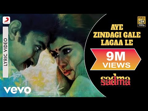 Aye Zindagi Gale Lagaa Le - Lyric Video | Sadma | Kamal Hassan | Sridevi - UC3MLnJtqc_phABBriLRhtgQ