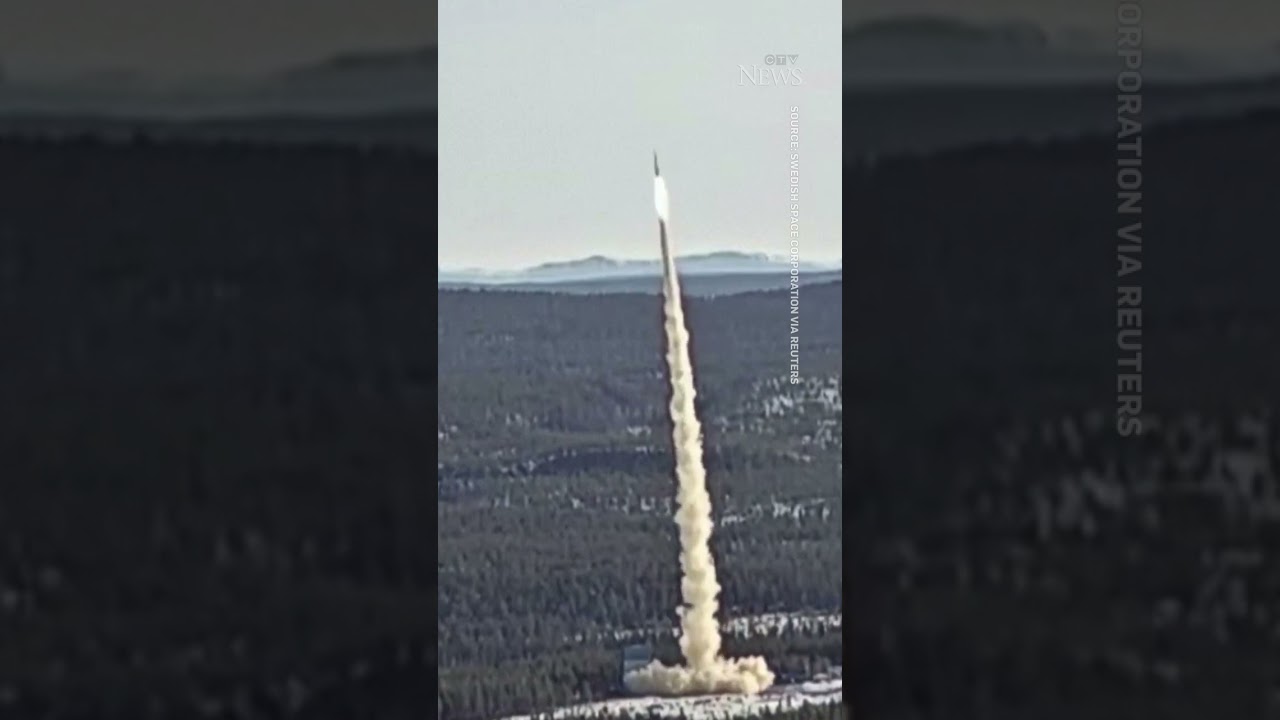 Sweden launches research rocket, accidentally hits Norway #shorts
