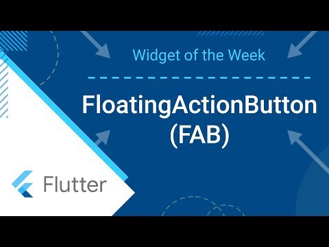 FloatingActionButton (FAB) (Flutter Widget of the Week) - UC_x5XG1OV2P6uZZ5FSM9Ttw