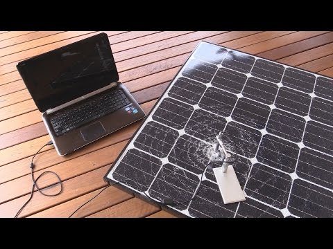 EEVblog #846 - Solar Panel Micrometeorite Impact! - UC2DjFE7Xf11URZqWBigcVOQ