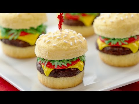 HOW TO MAKE CHEESEBURGER CUPCAKES - NERDY NUMMIES - UCjwmbv6NE4mOh8Z8VhPUx1Q