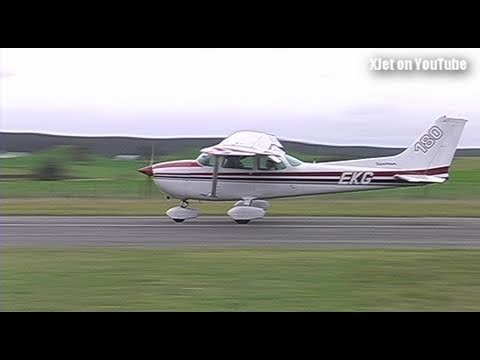 Full-sized Cessna 180 ZK-EKG makes a dicey cross-wind landing at Tokoroa - UCQ2sg7vS7JkxKwtZuFZzn-g