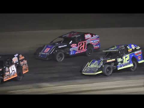 I.M.C.A A-Feature at Crystal Motor Speedway, Michigan on 07-09-2022!! - dirt track racing video image