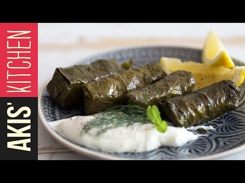 Greek Dolmades - Stuffed Vine Leaves | Akis Kitchen - UCcbNHNmULeU1OoNylpPIRQQ