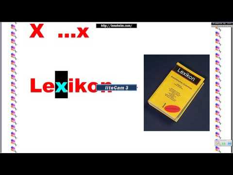 Lektion1 Teil 26 الدرس الأول – الحروف – تعليم اللغة الألمانية للأطفال