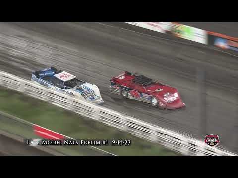 Knoxville Raceway - Late Model Knoxville Nationals Highlights - Night #1 // September 14, 2023 - dirt track racing video image