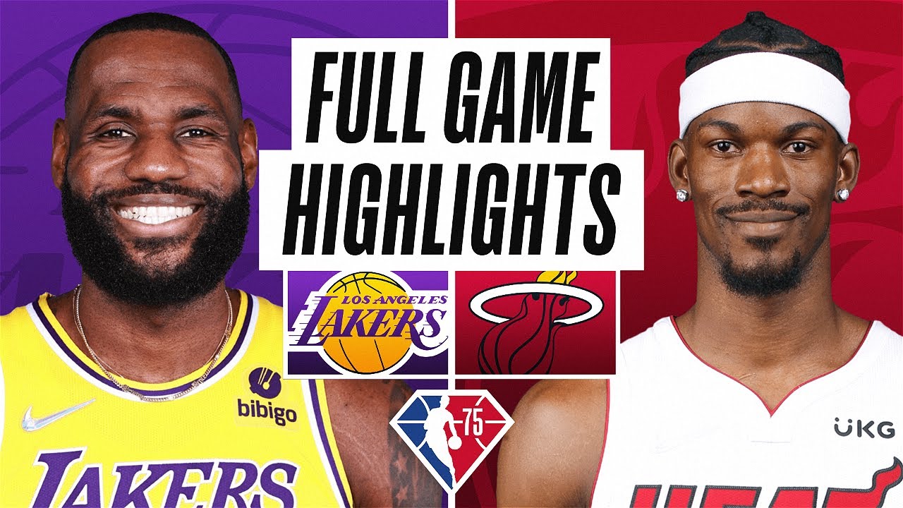 LAKERS at HEAT | FULL GAME HIGHLIGHTS | January 23, 2022