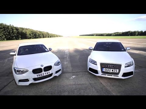 BMW M135i v Audi RS3: Road, Track, Drag-race. - /CHRIS HARRIS ON CARS - UC5rBpVgv83gYPZ593XwQUsA