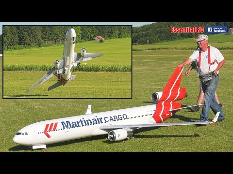 HARD LANDING ! Martinair MD-11 RC Turbine Cargo Airliner: BEAUTIFUL FLIGHT ENDS VERY BADLY - UChL7uuTTz_qcgDmeVg-dxiQ