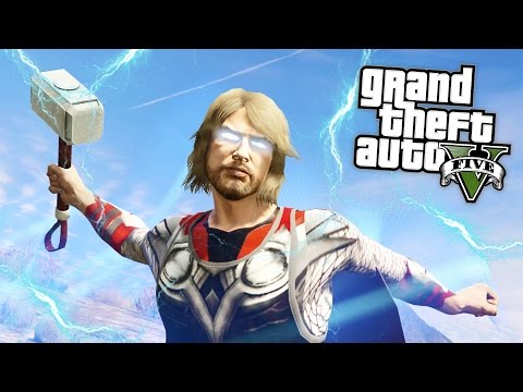 GTA 5 Mods - THOR MOD w/ THOR'S HAMMER!! GTA 5 Thor Mod Gameplay! (GTA 5 Mods Gameplay) - UC2wKfjlioOCLP4xQMOWNcgg