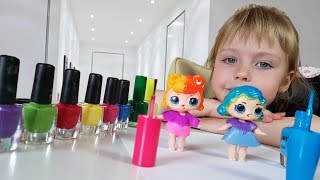 Куклы  – В салоне красоты! Play the beauty salon with toys