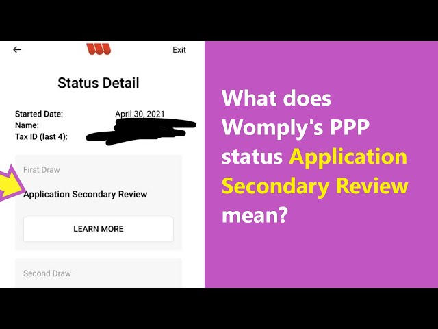 What Does Secondary Review Mean For PPP Loan Commons credit portal