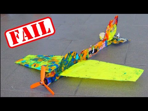 RC Airplane Made from Recycled PLA - Reuse 3D Plastic Waste - UC873OURVczg_utAk8dXx_Uw