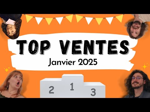 🏆Top ventes Janvier 2025