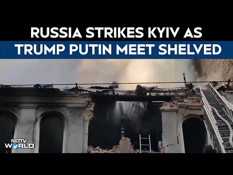 Ukraine War | Russia Strikes Kyiv After Putin-Trump Meet Delayed