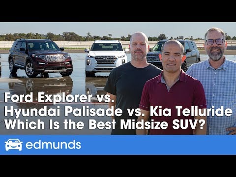 Kia Telluride vs. Hyundai Palisade vs. Ford Explorer — 2020 Midsize SUV Comparison Test - UCF8e8zKZ_yk7cL9DvvWGSEw
