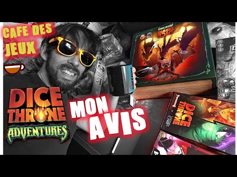 DICE THRONE ADVENTURES, Ça vaut le coup ? | Café des Jeux#24☕(Chronicles of Avel, Unlock Risky...)